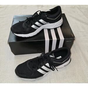 NIB Adidas Marathon USA 10m Black And White Running Shoes Sz‎ 11.5